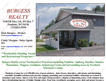 Tablet Screenshot of burgessrealty.com